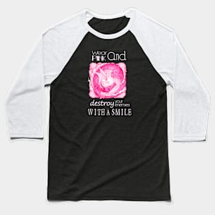 Pink Moon Dragon Baseball T-Shirt